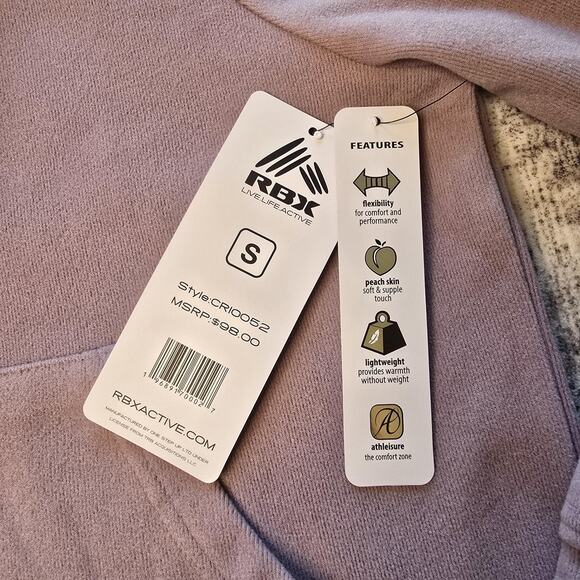 RBX Hoodie Womens Small Half Zip Pullover Lightweight Athletic Athleisure Lounge - Picture 6 of 11